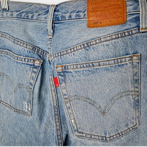 Levi's Premium 501 Women's Skinny Jeans in Can't Touch This Medium Wash size 25 - Picture 7 of 11